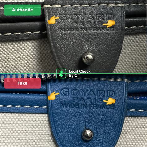 goyard belt authentic vs fake|are goyard bags real.